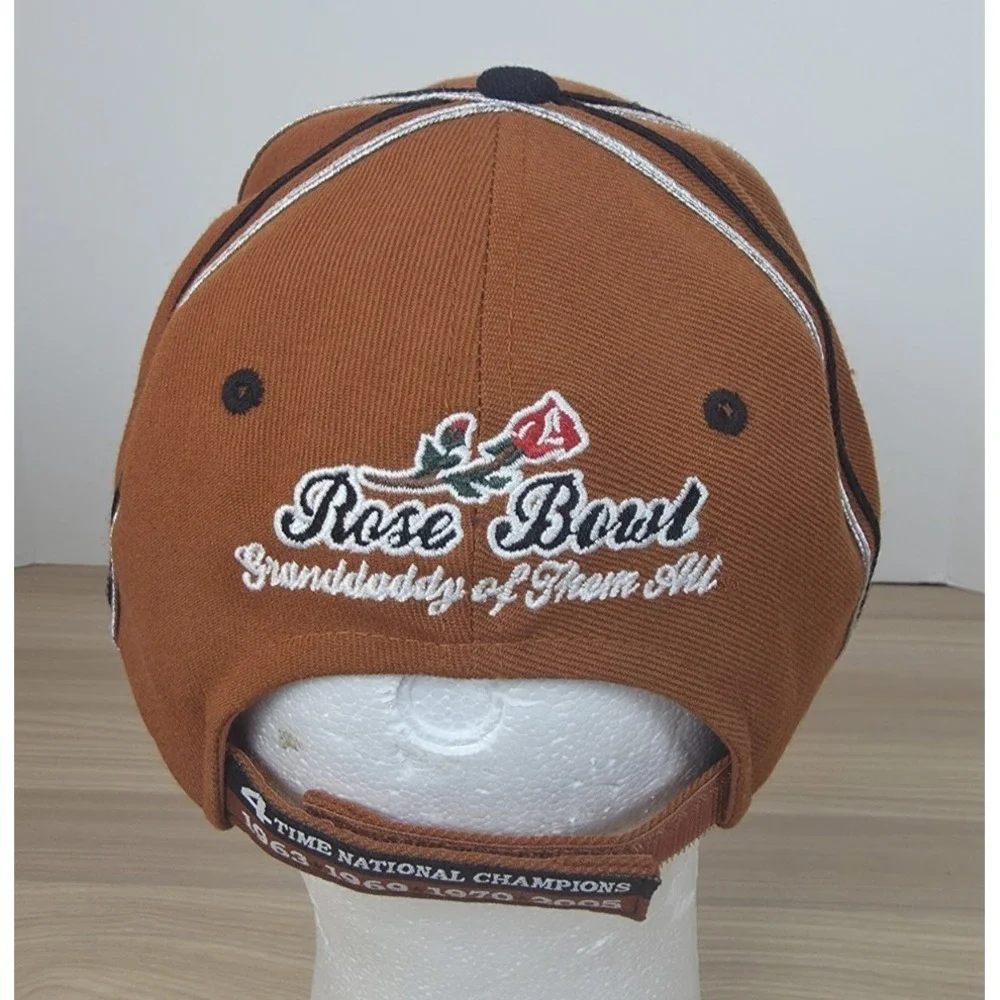 UT Texas Longhorns National Champions 2005 Hat One‎ Size Fits All Orange - Picture 3 of 8